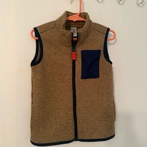 Boy’s Carters Tan and Blue Sleeveless Vest